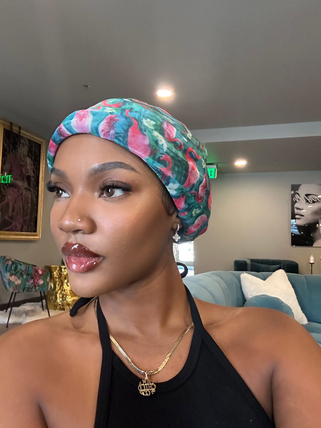 Hairweave Sleeve – Flamingo Lagoon