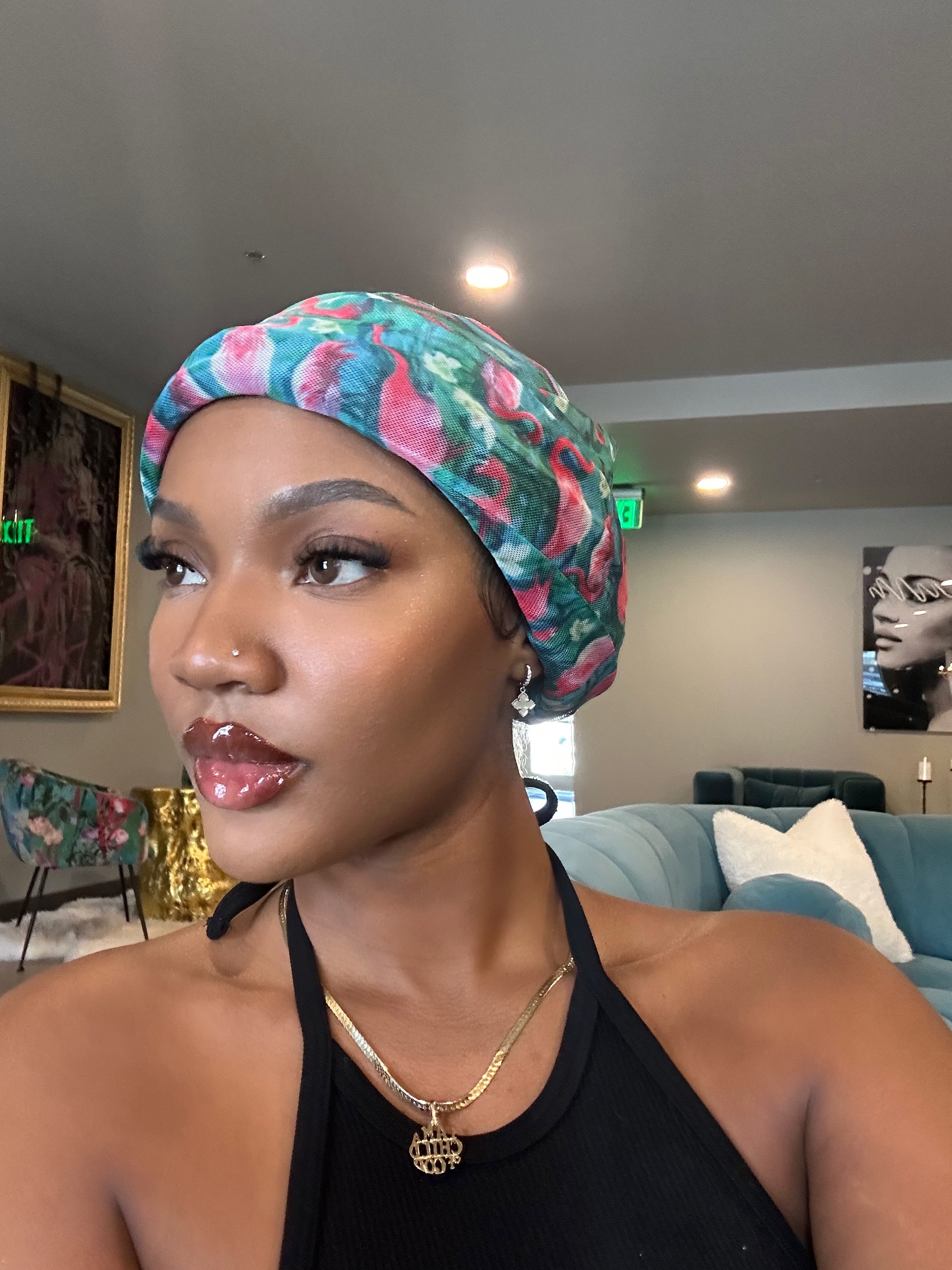 Hairweave Sleeve – Flamingo Lagoon