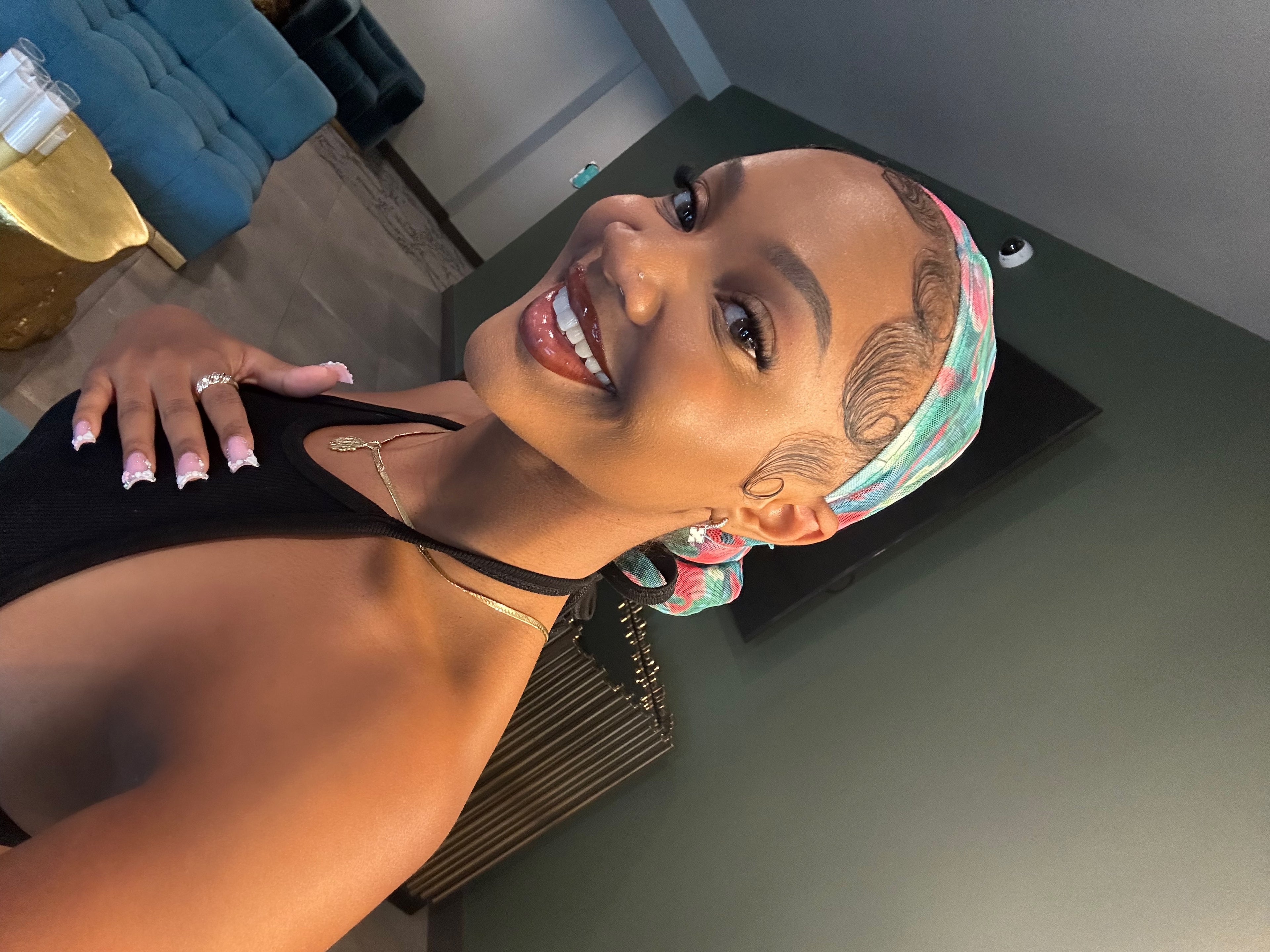 Hairweave Sleeve – Flamingo Lagoon