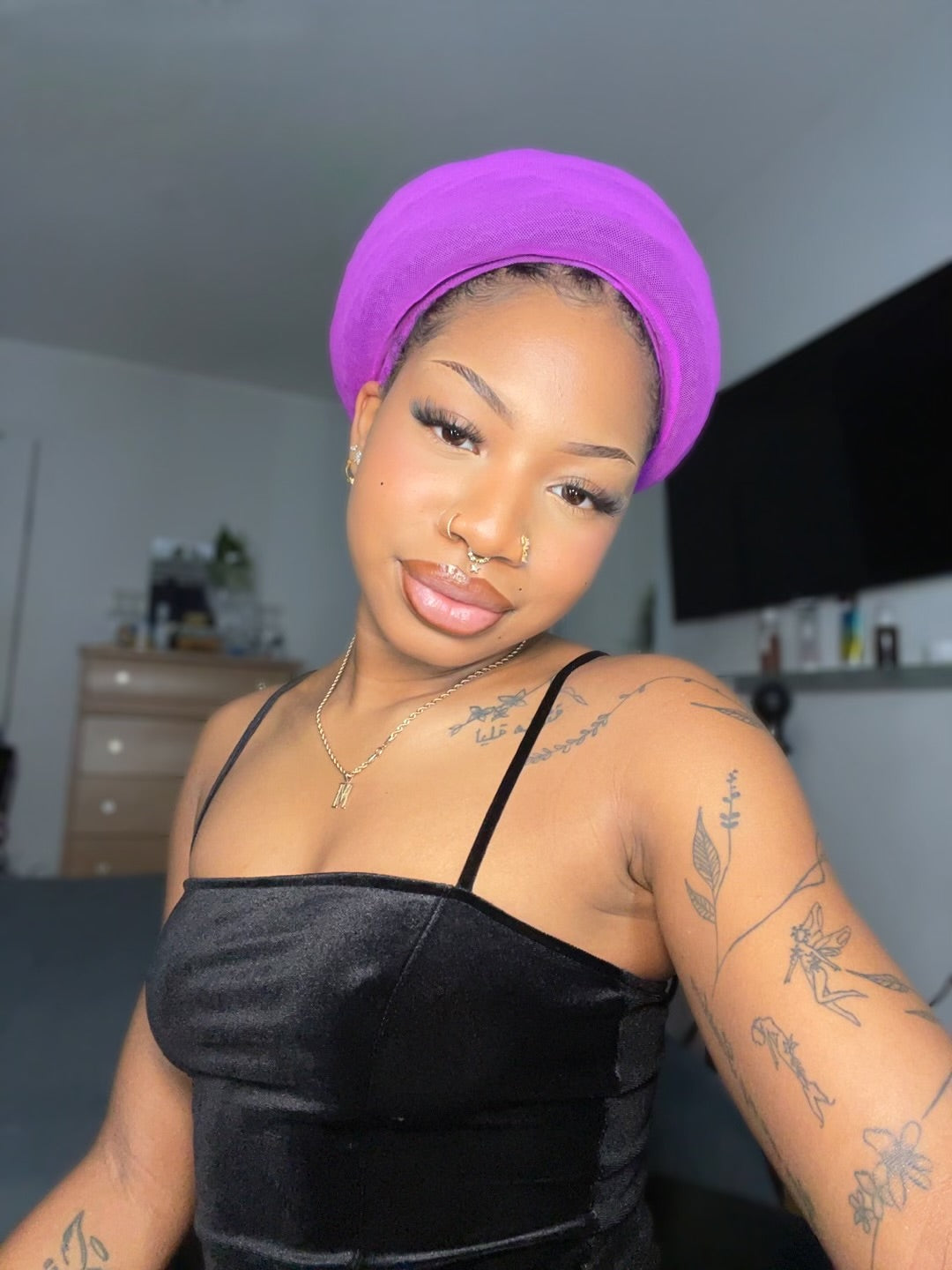 Hairweave Sleeve – Magenta Violet