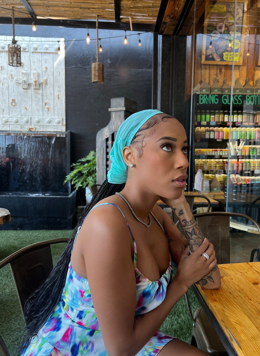 Hairweave Sleeve – Tiffany Blue