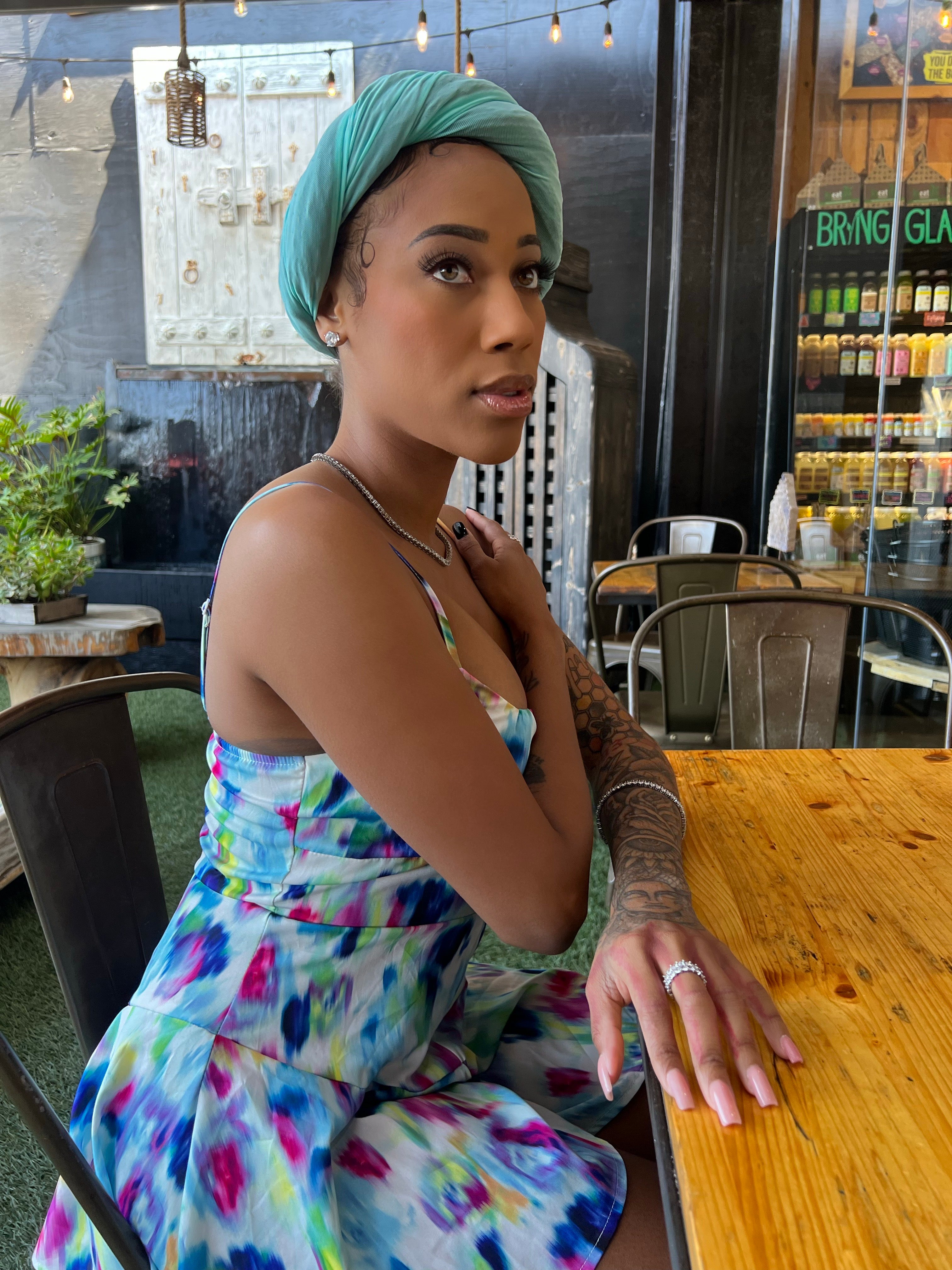 Hairweave Sleeve – Tiffany Blue